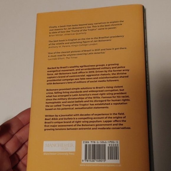 3/$13 Beef, Bible and bullets: Brazil in the age of Bolsonaro adult book - Picture 4 of 6